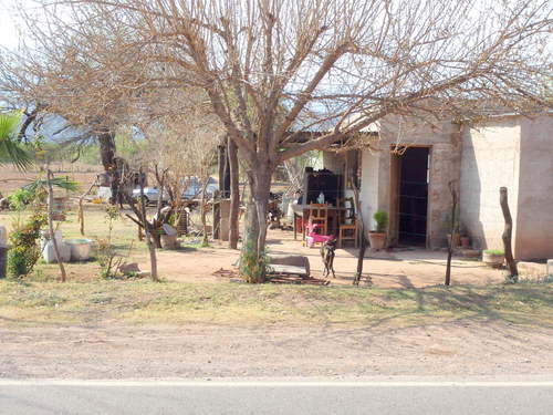 A nice roadside home.